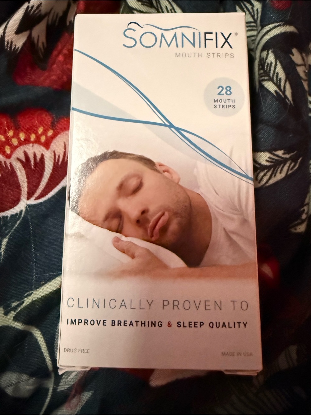 SomniFix Mouth Strips for Sleep – Individually Sealed – Open Box